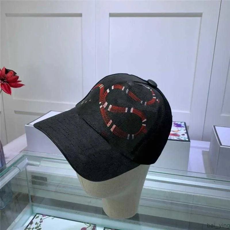 2021 Luxe hoeden Designer Ball Caps Classic Good Quality Snake Tiger Bee Canvas met mannen Baseball Cap Fashion Women Sun Bucket Hat Baiying