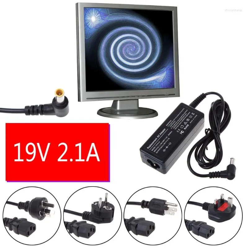 Computer Cables AC DC Power Supply Charger Adapter Cord Converter 19V 2.1A f￶r LG Monitor LCD TV