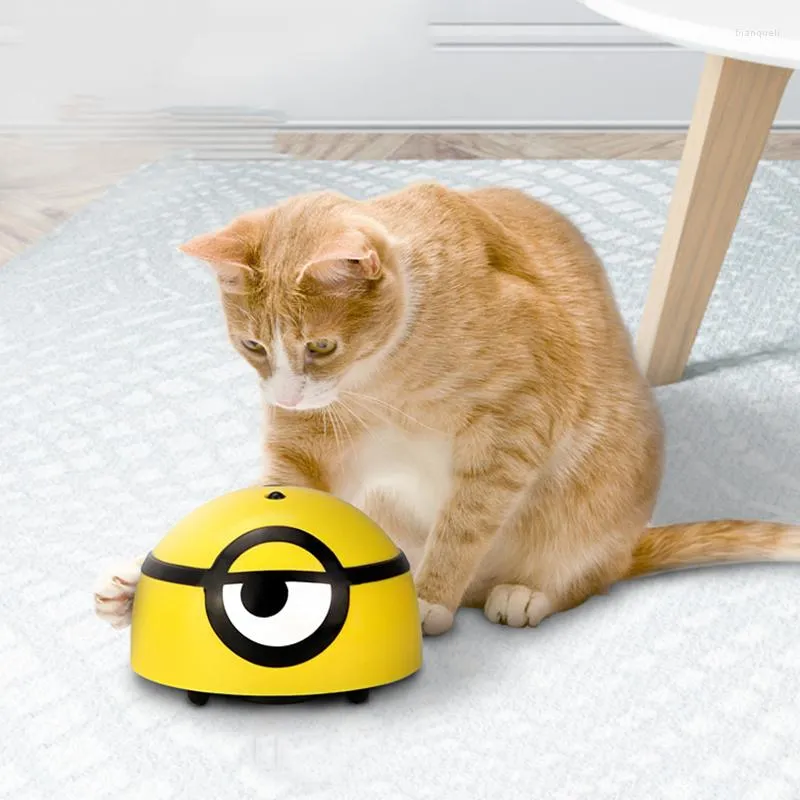 Cat Toys Intelligant Escaping Toy Dog Automatic Walk Interactive для детских домашних животных инфракрасные датчики домашних животных аксессуары