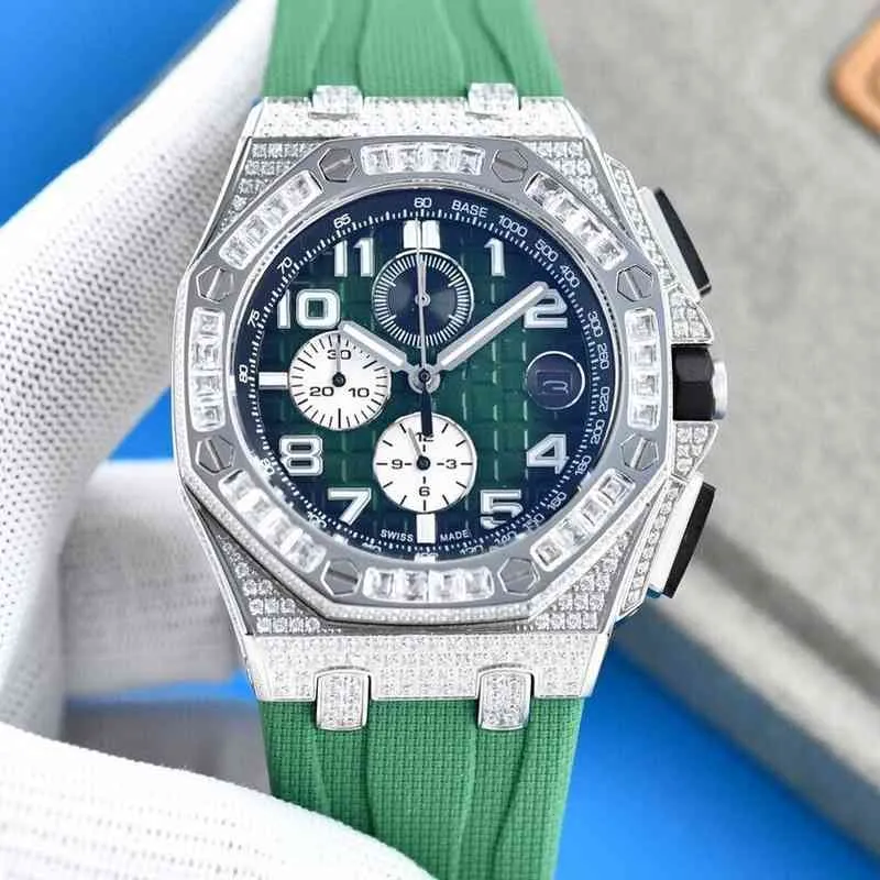 Роскошные мужские часы, механические часы серии с автоматическим механизмом, временной код, спортивные наручные часы швейцарского бренда