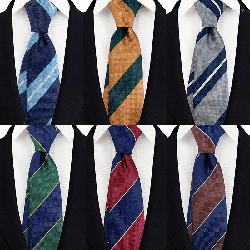 Bow Ties High Quality 8cm Geometric Striped Floral Men's Red Blue Grey Green Classic Neck Leisure Business Wedding Silk Necktie