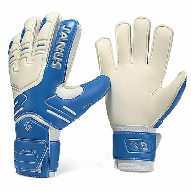 Sporthandskar Janus Brand Professional målvakt Fingrar Skyddet förtjockat Latex Soccer Football Goalie Mål Keeper 220920