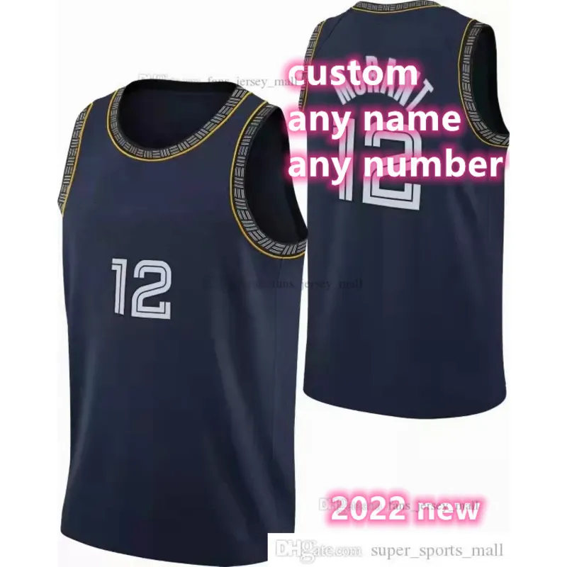 Gedrucktes individuelles DIY-Design, Basketball-Trikots, individuelle Team-Uniformen, bedruckt mit personalisierten Buchstaben, Name und Nummer, Herren, Damen, Kinder, Jugend, Memphis 100110