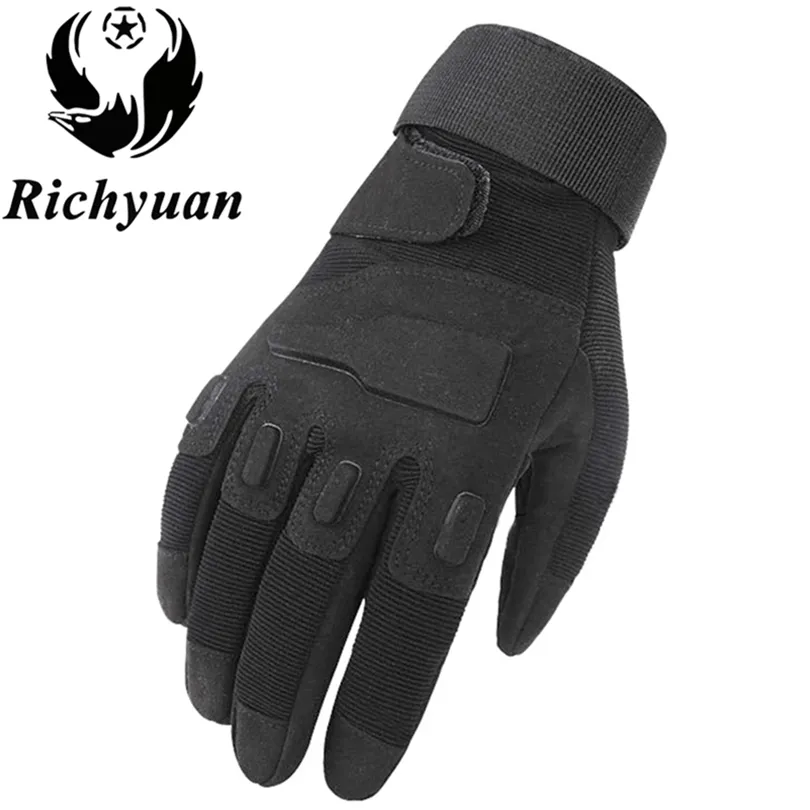 Fünf-Finger-Handschuhe, militärische taktische Handschuhe, Outdoor-Sport, Armee, Vollfinger-Kampf, Motorrad, rutschfeste Kohlefaser-Schildpatt-Handschuhe, 220921