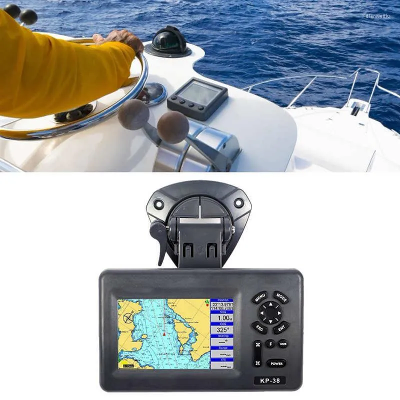 자동차 GPS 액세서리 해양 5 인치 컬러 LCD IPX5 방수 차트 플로터 위성 네비게이터
