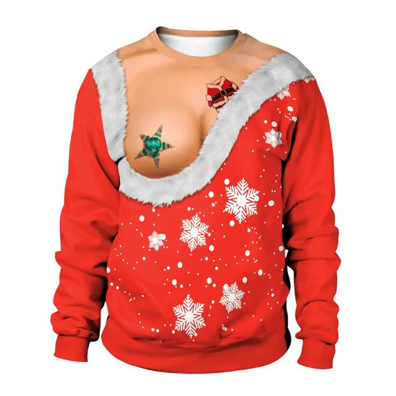 Open boob christmas sweater best sale