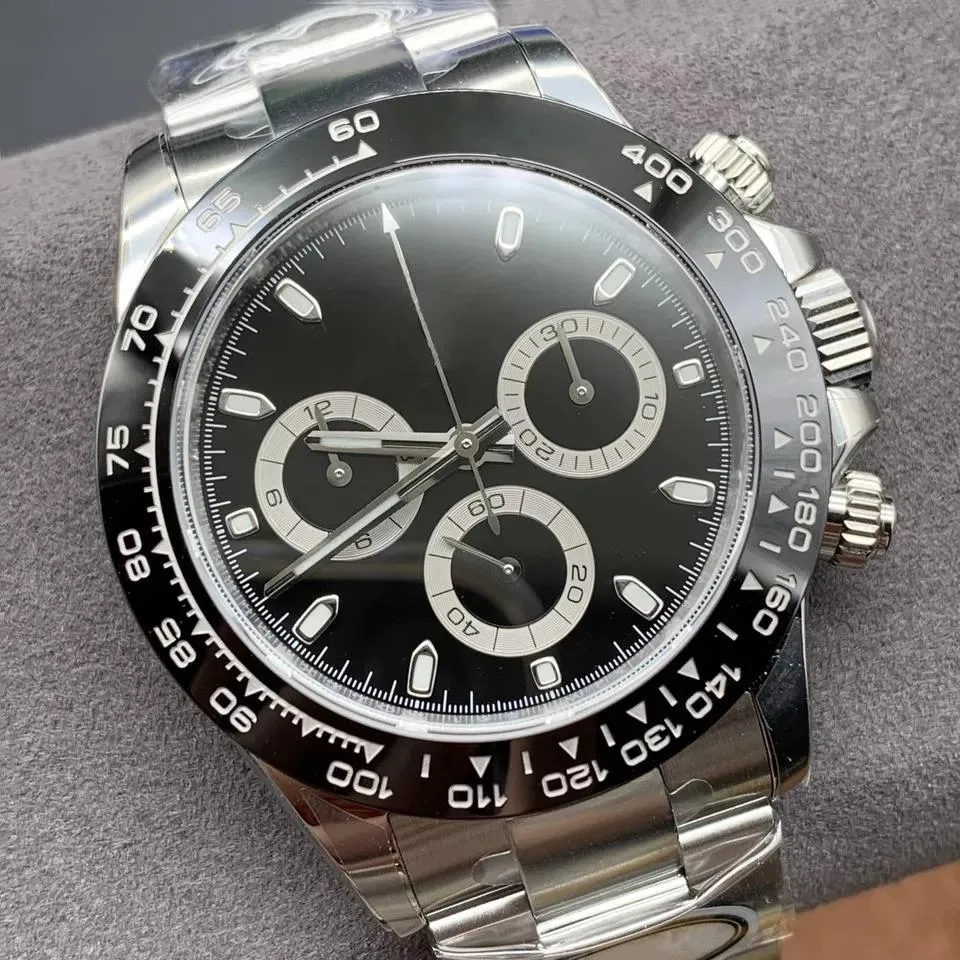 Clean factory ceramic bezel 904L watch stainless steel sapphire depth 4130 movement luxury men's automatic mechanical watch