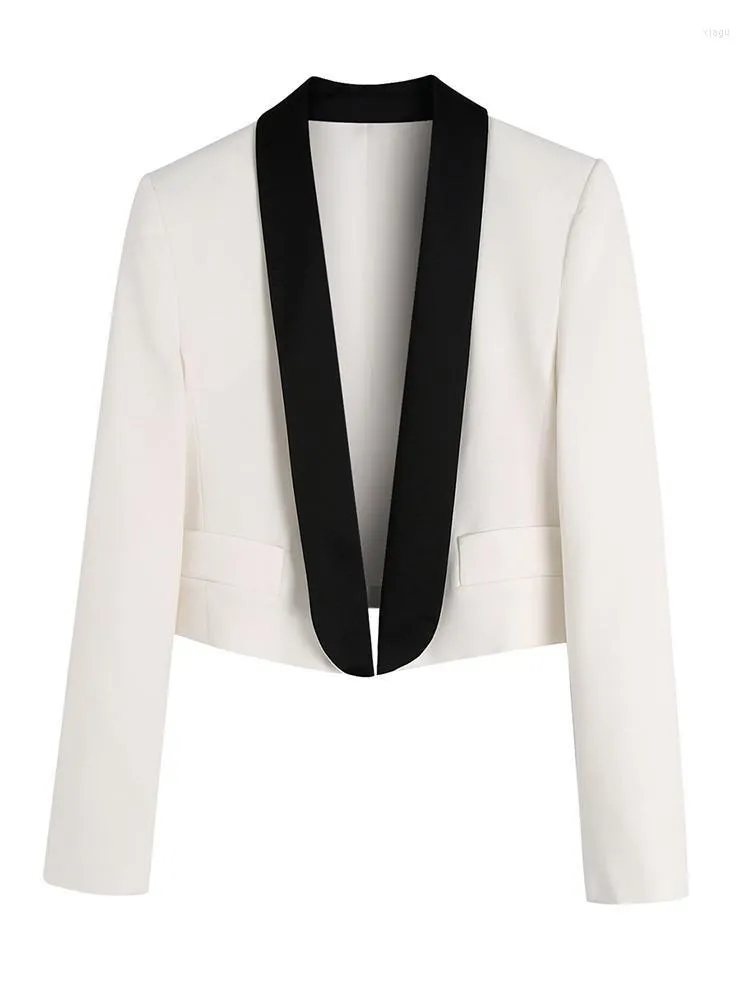 Womens Suits Womens & Blazers 2022 Fashion Women Clothing Contrast