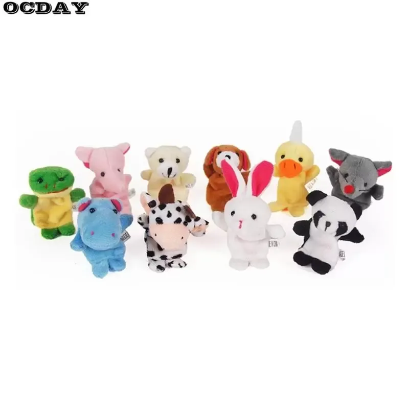 10CM Funny Baby Plush Toy Animal Finger Puppet Double Layer With Feet  Storytelling Props Doll Hand Puppet Kids Toys Child Gift ZM921 From  Superman_toy, $0.25