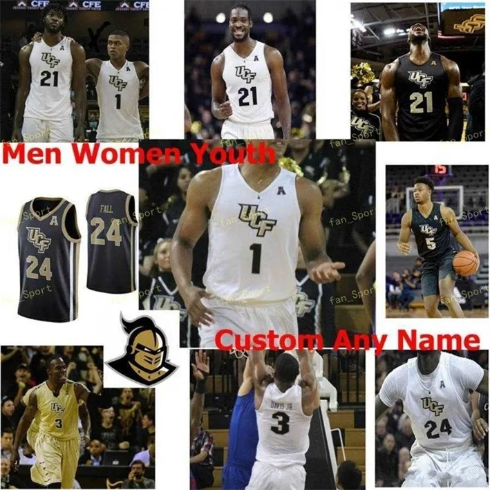 NIK1 NCAA College UCF Knights Basketball Jersey 31 Anthony Catotti 35 Collin Smith 4 Ceasar Dejesus 5 Avery Diggs Myles Douglas Custom Stitched