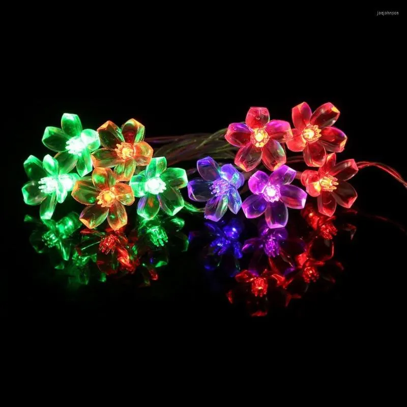 Strings Plum Flower LED Christmas Lights Battery Operated 1.2M 2.2M Holiday Wedding Decoration String Fairy Garland