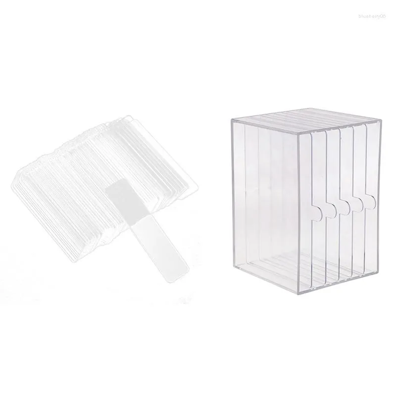 Kits d'art d'ongle 2 ensembles de faux conseils présentoir pratique support de vernis à gel acrylique A B