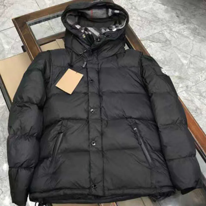 2022 Nieuwe heren down Jackets Parka Damesbrief Drukken Parka's Winter koppels Kleding Designer Coat Outerwear Black Khaki Puffer