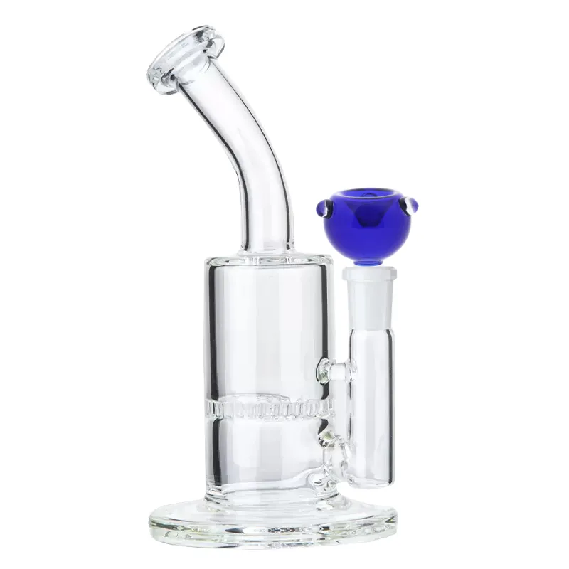 Smoking Glass Hookahs Bongs Water Pipes Percolator Honeycomb Chamber Filtration Hookah Dab Rigs One Piece Retail