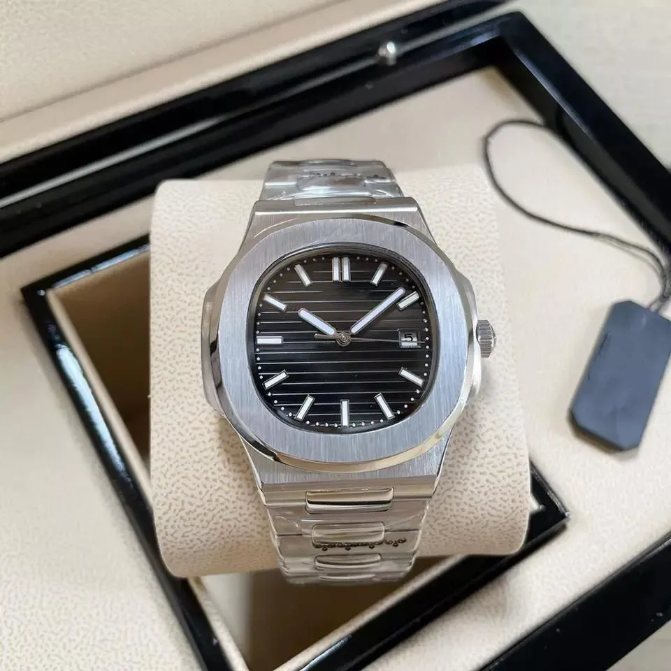 PP Designer Men's Watch Automatische mechanische topkwaliteit sportkalenderbeweging horloge roestvrijstalen lichtgevende waterdichte horloges
