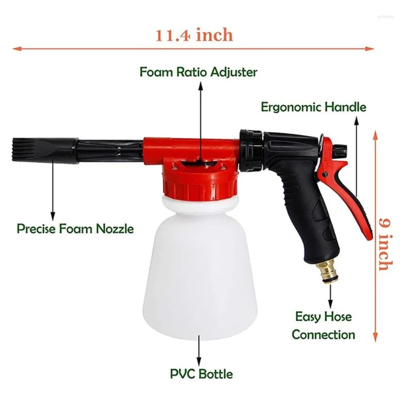 Lance B36B Soap Foam Generator Precise Nozzle Ratio Adjuster ABS
