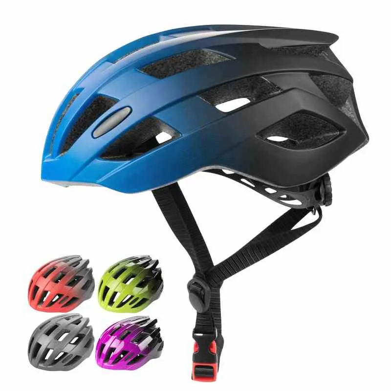 Casques de vélo Gradient Color Vélo Casque de vélo Ultralight In-mold Mountain Road Casque de vélo Femmes Hommes Outdoor Racing Safty Bicycle Hemlet T220921