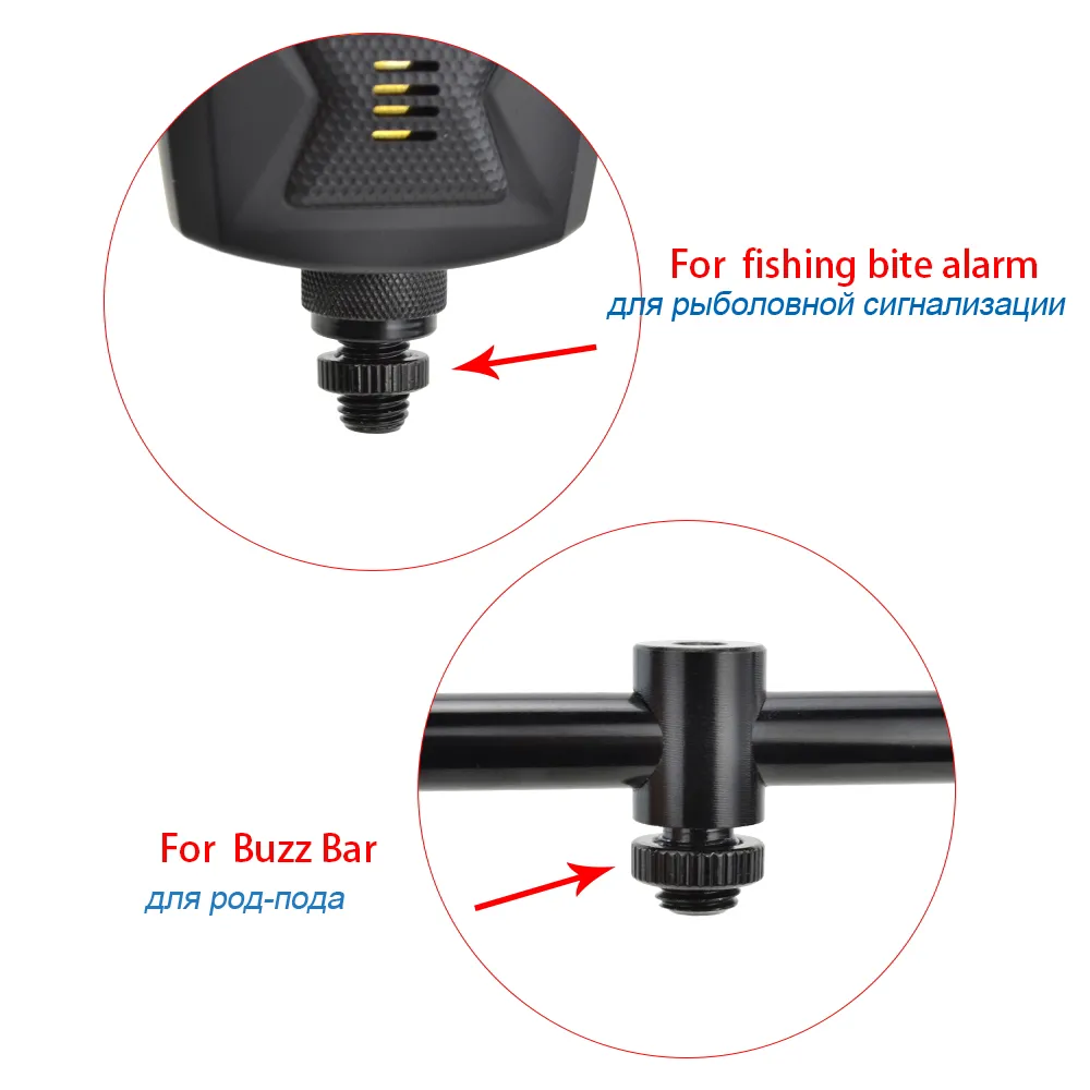 Phones Automotive Online shopping FishingFishing Tools 10pcs Screw Nuts Standard Thread Black Spare Parts For Carp Fishing Alarms Buzz Bars