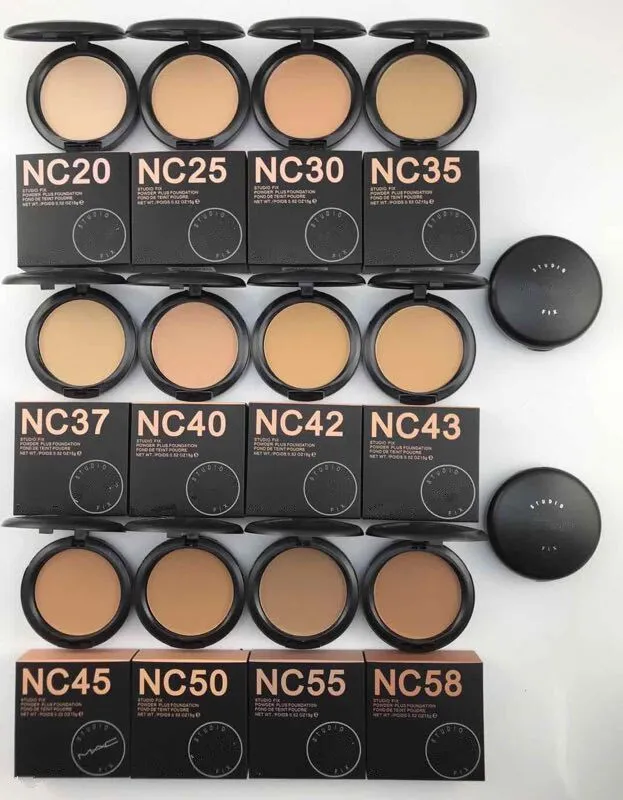 Face Powder Plus Foundation 15g Fond De Teint Poudre Pressed Powders High Quality