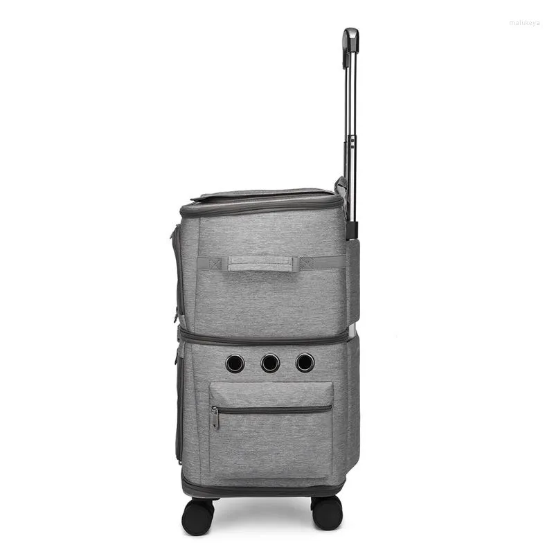 Trolley doppio deals per gatti