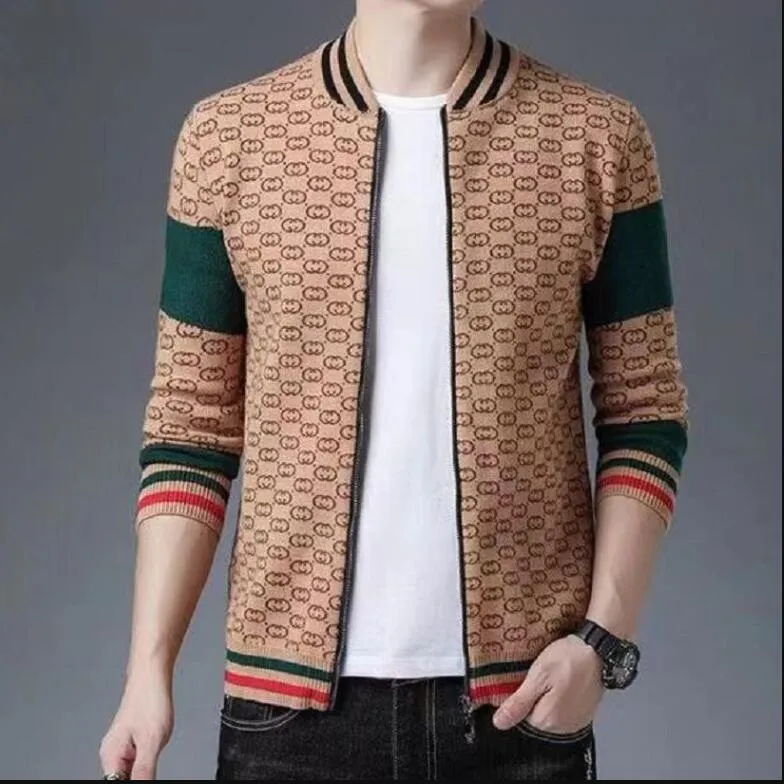 سترات الرجال الفاخرة الأزياء الجديدة لللباس العلامة التجارية متماسكة pulover المصمم streetwear سترة الطائر
