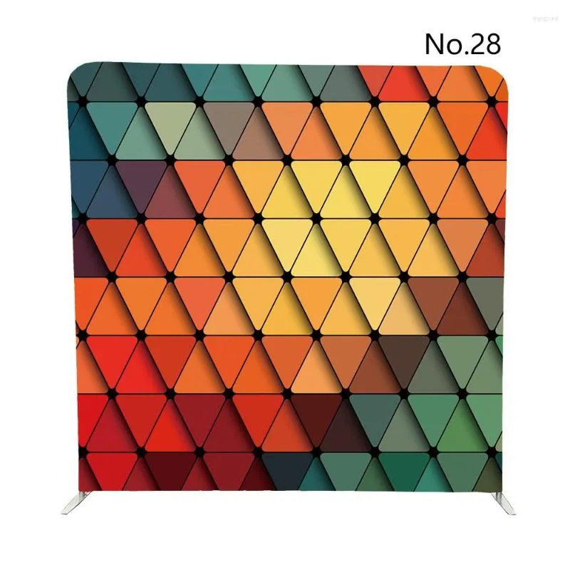 Party Supplies Colorful Geometric Shapes Seamless Pattern Pillow Custom Backdrop Po Booth