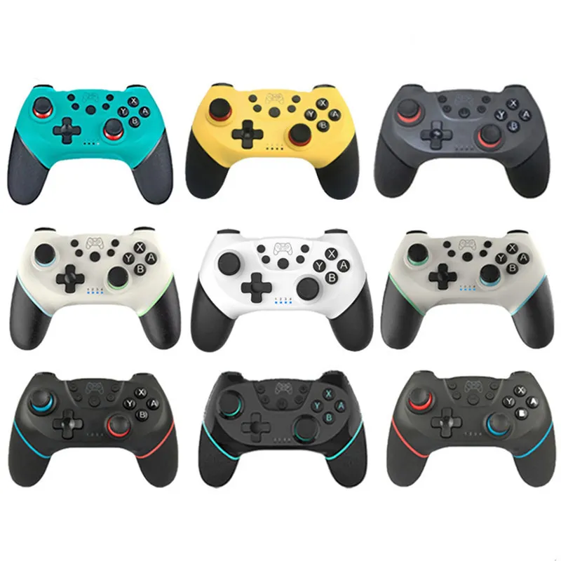 Switch Controller Wireless Pro Controllers för Switch/Switch Lite/Switch OLED Switch Remote Gamepad Joystick Justerbar Turbo Vibration Ergonomic Non-Slip DHL