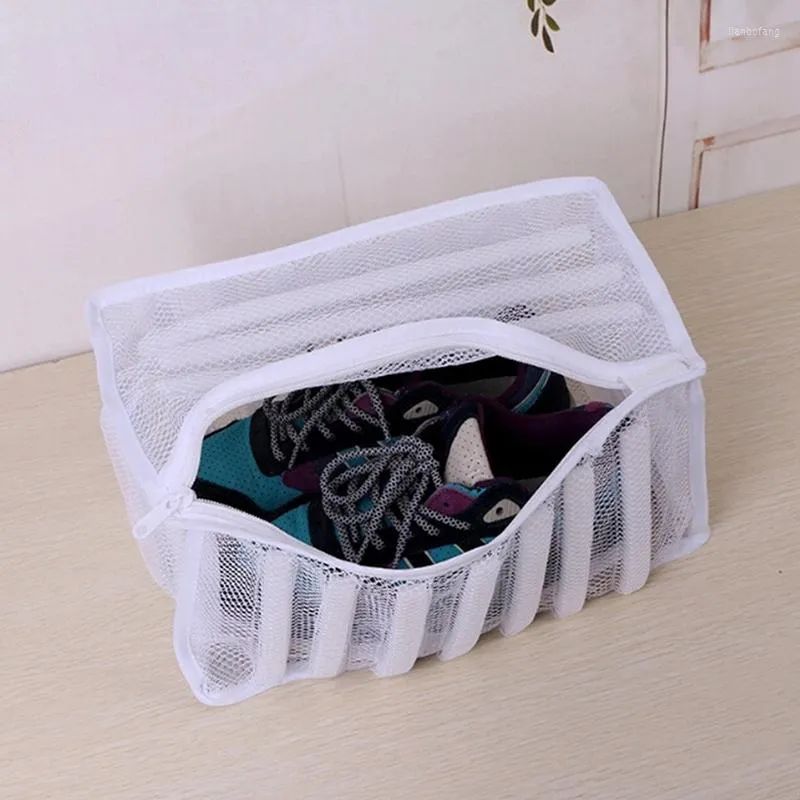 Bolsas de lavanderia Rede de máquina de lavar de sapatos preguiçosa para roupas íntimas que transmitem o organizador de proteção à bolsa de ferramentas secas