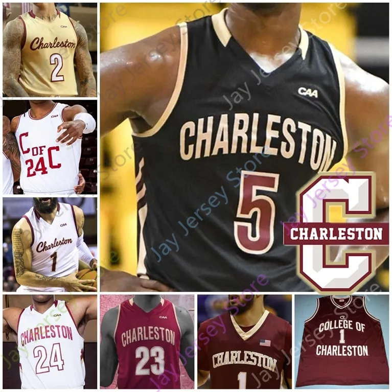 Nik1 Custom Charleston Cougars баскетбол Джерси NCAA College Grant Riller Brevin Galloway Jaylen McManus Miller Jasper Brantley Chealey Johnson