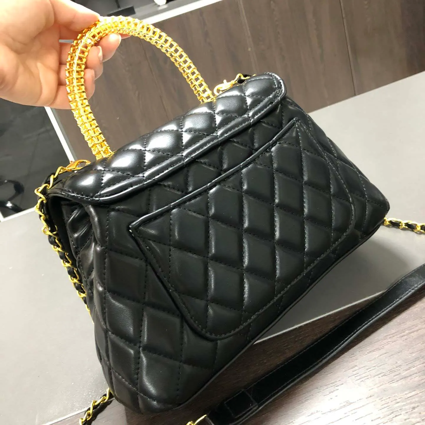 Bags Totes Handbag Designer Bag Women Classic Imitation Luxury Brand Multicolor Checkered Leather Shoulder Bag Fashion Style Party Dinner Wallet