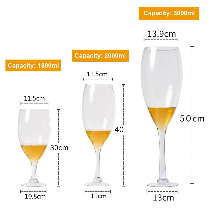 Giant Wine Glass Huge Stemware Creative Oversized Goblet Extra Large  Champagne G