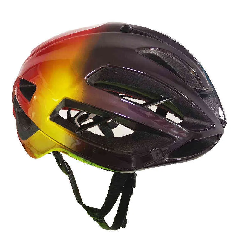 Cascos de ciclismo Casco de ciclismo de aire para hombres y mujeres Racing Red MTB Road Casco de bicicleta de montaña Deportes al aire libre Air Spin Aero Ultra Light EPS One Piece T220921