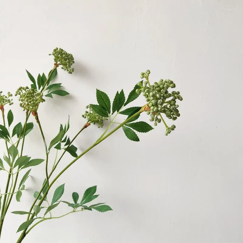 Dekorativa blommor vardagsrum tv -skåp konstgjord torkad trädgård dekoration utomhus torr blomma arrangemang bröllop hög kvalitet vasdekor