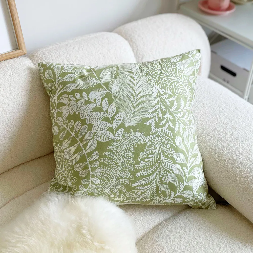 Green plant Nordic 18 inch pillow ins wind is fresh and simple light luxury decoration