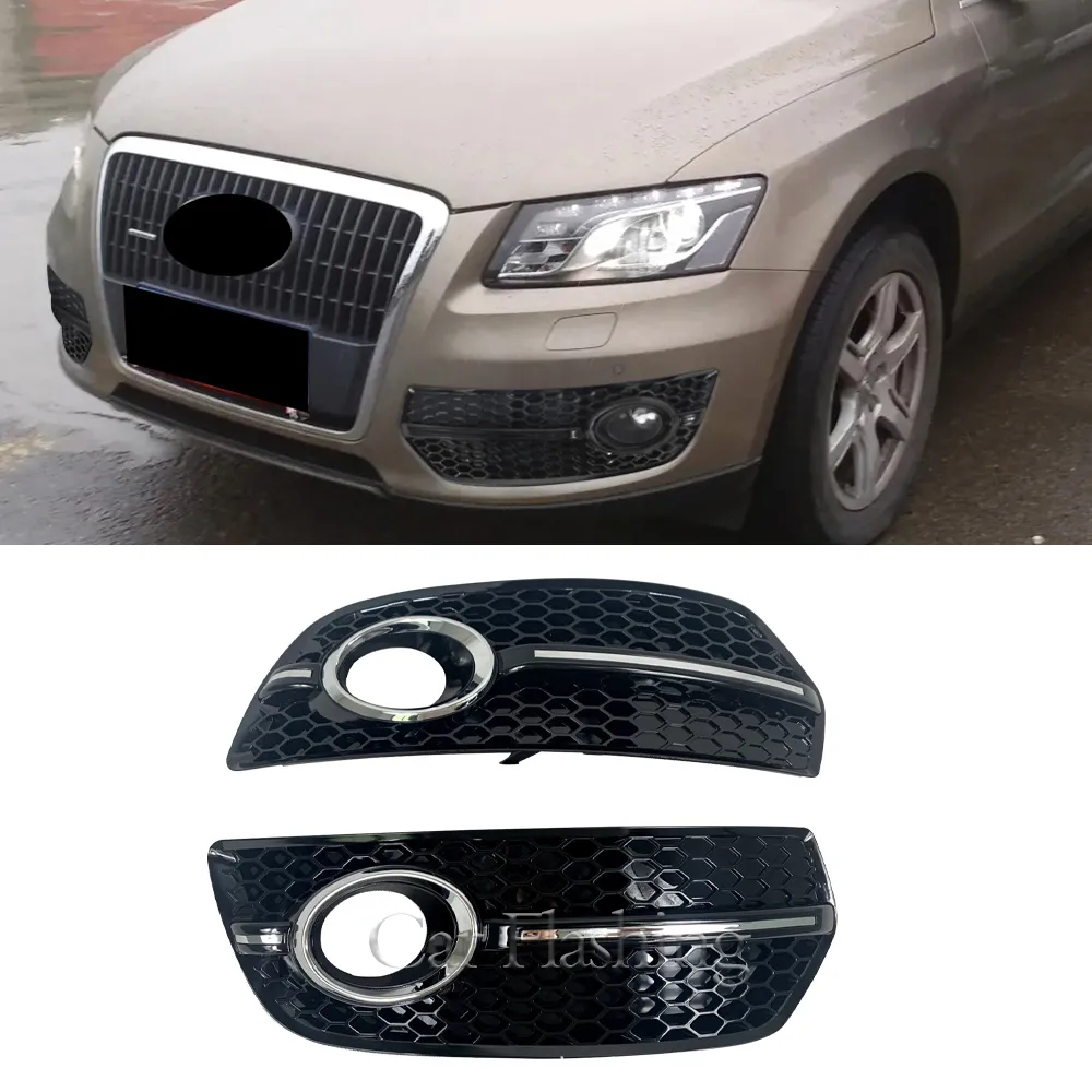 Glossy Black Honeycomb Grille Grill Front Bumper Front Bumper Fog