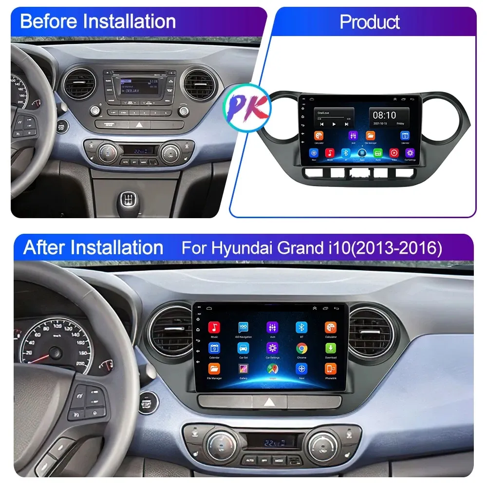 Android Car Video Radio Navigation Touch Screen da 9 pollici WIFI/MP4 Player Gps per HYUNDAI I10