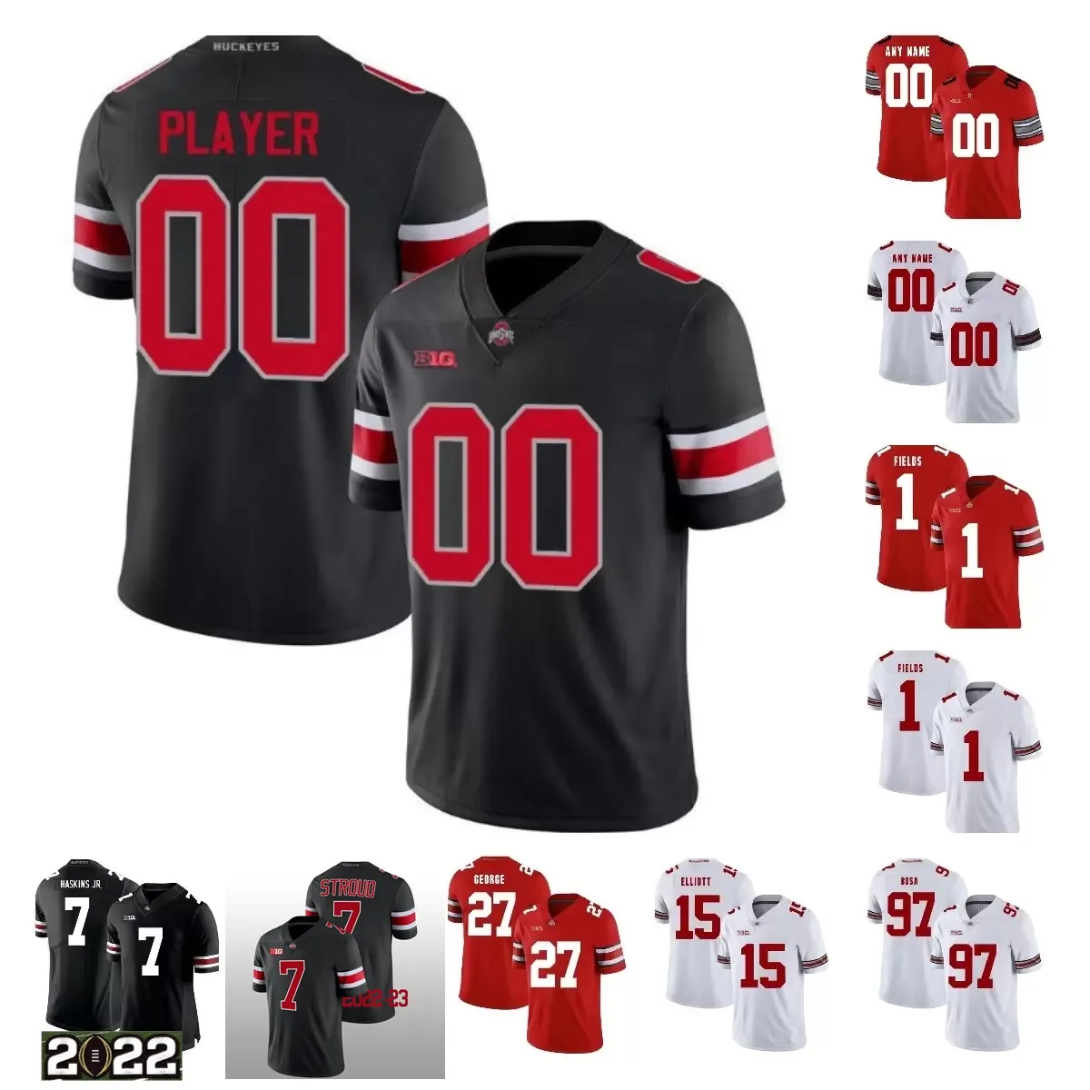 Ohio State Buckeyes Justin Fields College Football Jersey 2 Chase Young JK Dobbins 15 Elliott Stroud Fleming Dwayne Nick Bosa Archie Griffin Eddie George 150th Patch