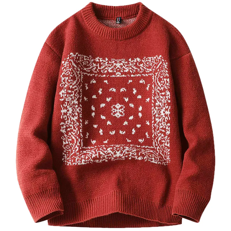 Men s Sweaters japanese style hip hop loose pullover sweater oversized knitted women and men christmas sweaters jersey unisex jumper 039 220922