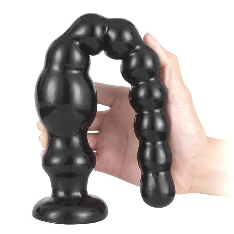 Sexleksaker Långa pärlor Analsugkopp Dildo Big Butt Plug Dilator Prostata Massager Make Erotiska Varor För_voghion.com