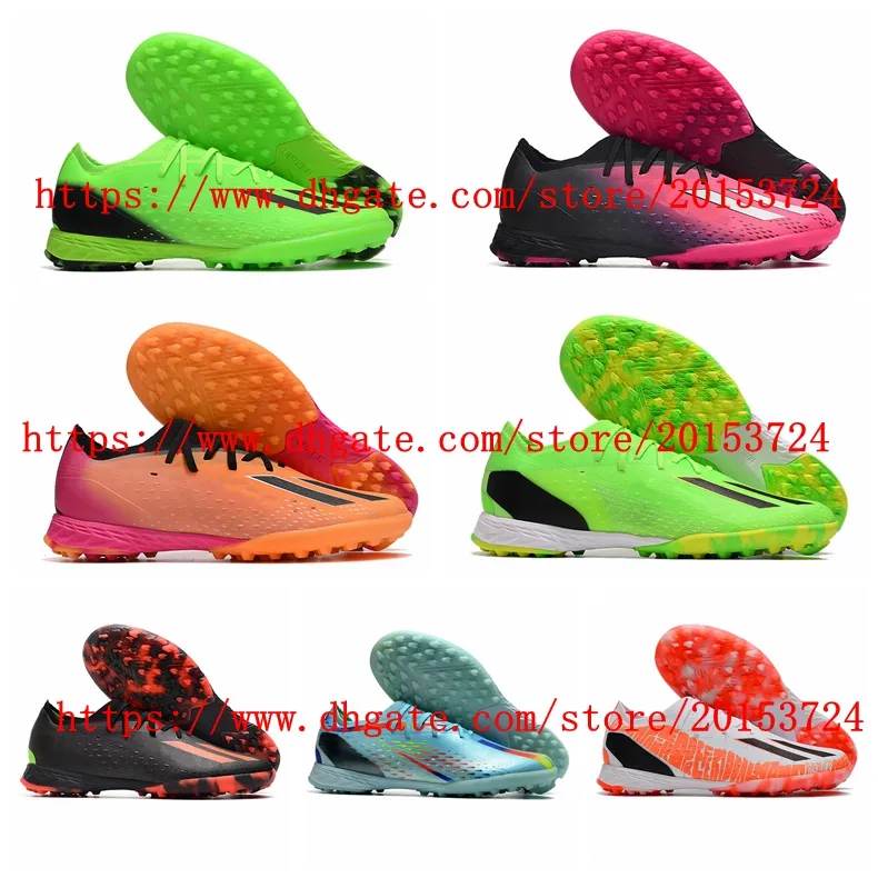 Chuteira Masculina X Speedportal.1 TF Chuteiras Chuteiras Chuteiras Couro Macio Confortável Treino Scarpe Calcio