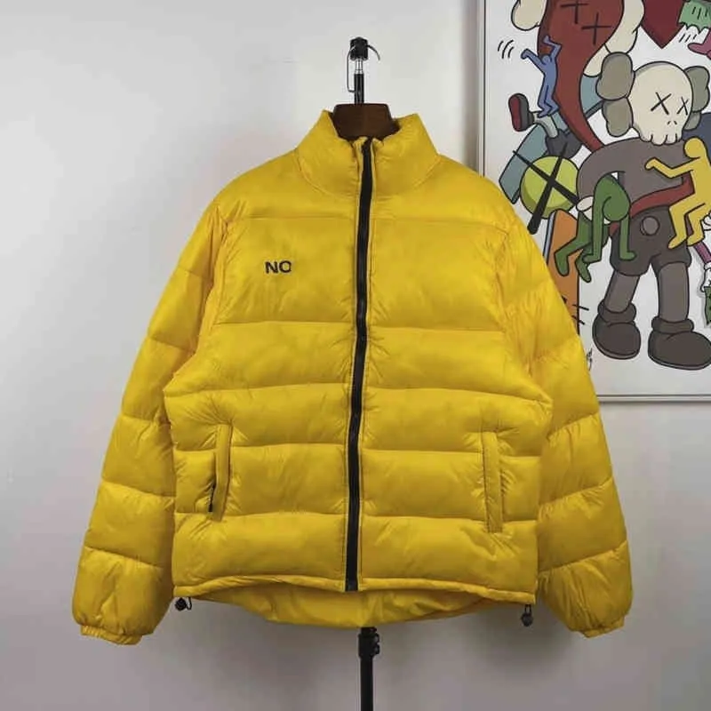 Dkny Men Dkny Yellow Puffer Jacket DKNY Sport Yellow Black Padded