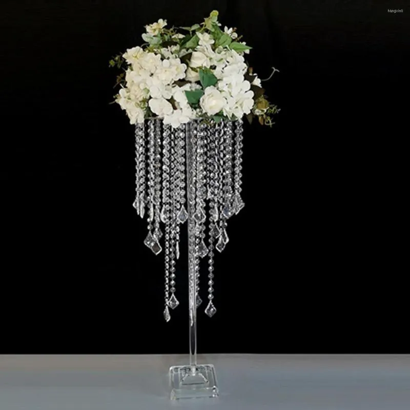 Party Decoration 85CM Tall Acrylic Flower Stand Candle Holder Road Leads Wedding Centerpiece Home El Table Decor