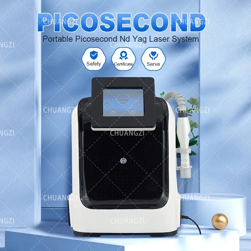 Itens de beleza a laser multifuncional para pigmentos Skin Tattoo Tattoo Pico Pico Remove Machine