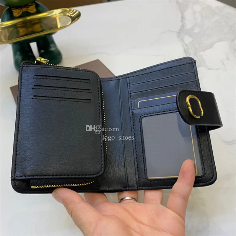 Casual Tassel Decorative Leather Wallets Bags Zipper Short Money Clips Women Designer Mini Portable Purses With Box292l