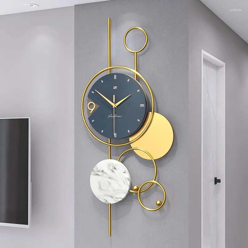 Relojes de pared decoración de arte nórdico hogar minimalista grande silencioso reloj de dormitorio para niños diseño Original Orologio Da Parete