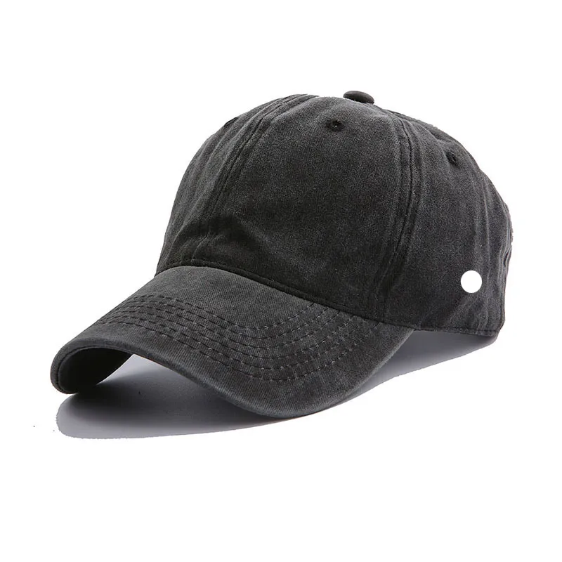 LL Outdoor Baseball Hüte Yoga Visiere Retro Ball Caps Leinwand Freizeit Mode Sonnenhut für Sport Cap Strapback Hut #33