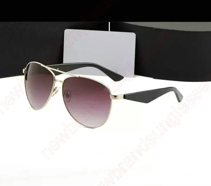 Occhiali da sole pilota classici Occhiali da sole in metallo moda uomo Occhiali da vista da guida neri Occhiali UV400 Lunette De Soleil 199