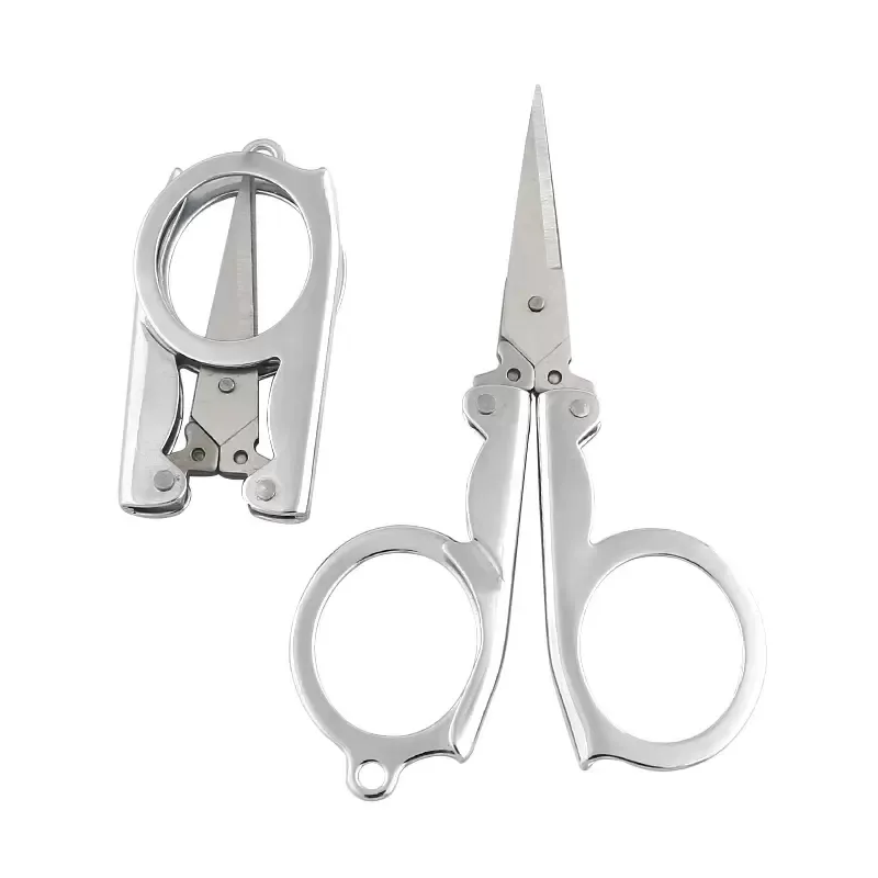 Mini Folding Scissors Household Tailor Shears Embroidery Sewing Hand Tools Beauty Tool