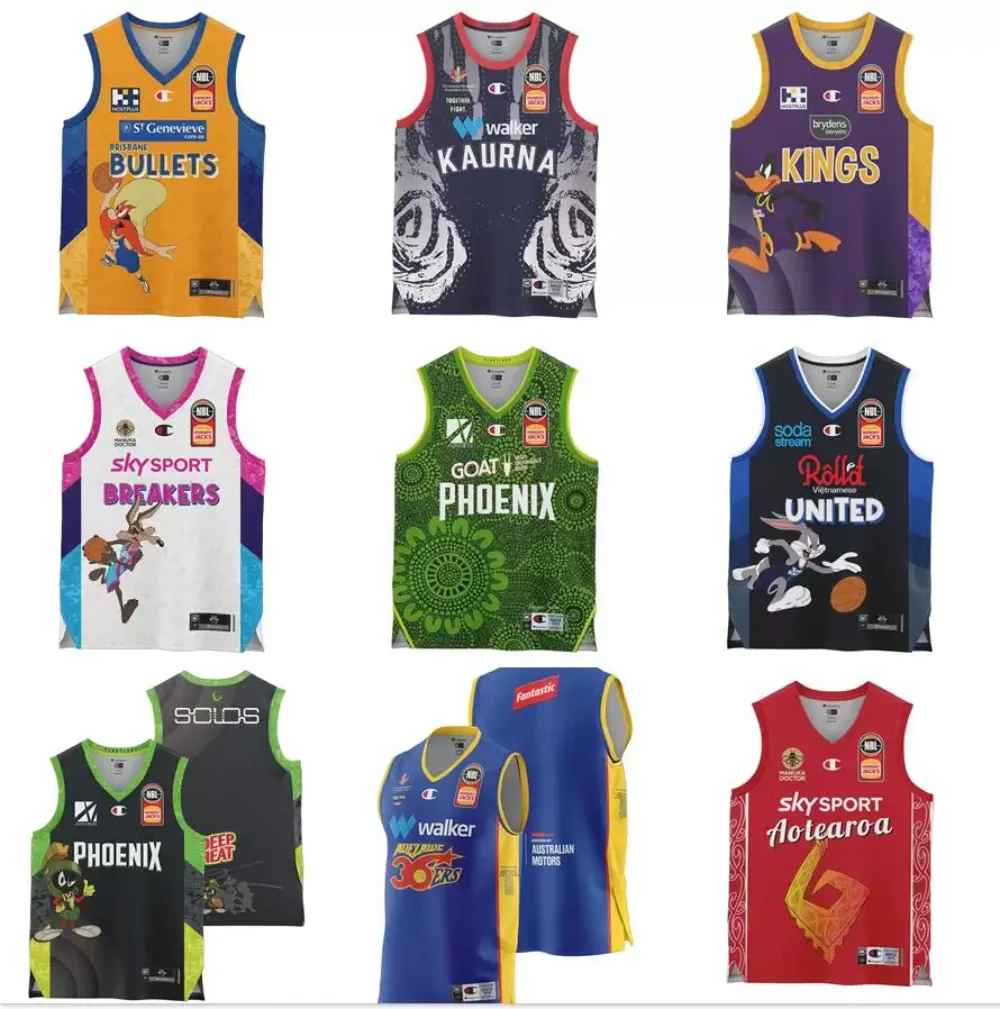 2022 2023 NBL Vest Coast Eagles Geelong Cats Rugby Jerseys Essendon