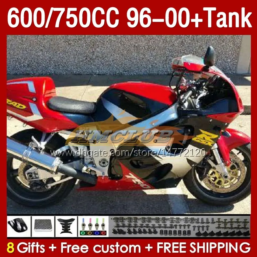 thumbnail image 2 of ZXMT Gloss Black Fairing Kit For Suzuki GSXR600 GSXR750 2001-2003 - 10pc Set 2 of 4